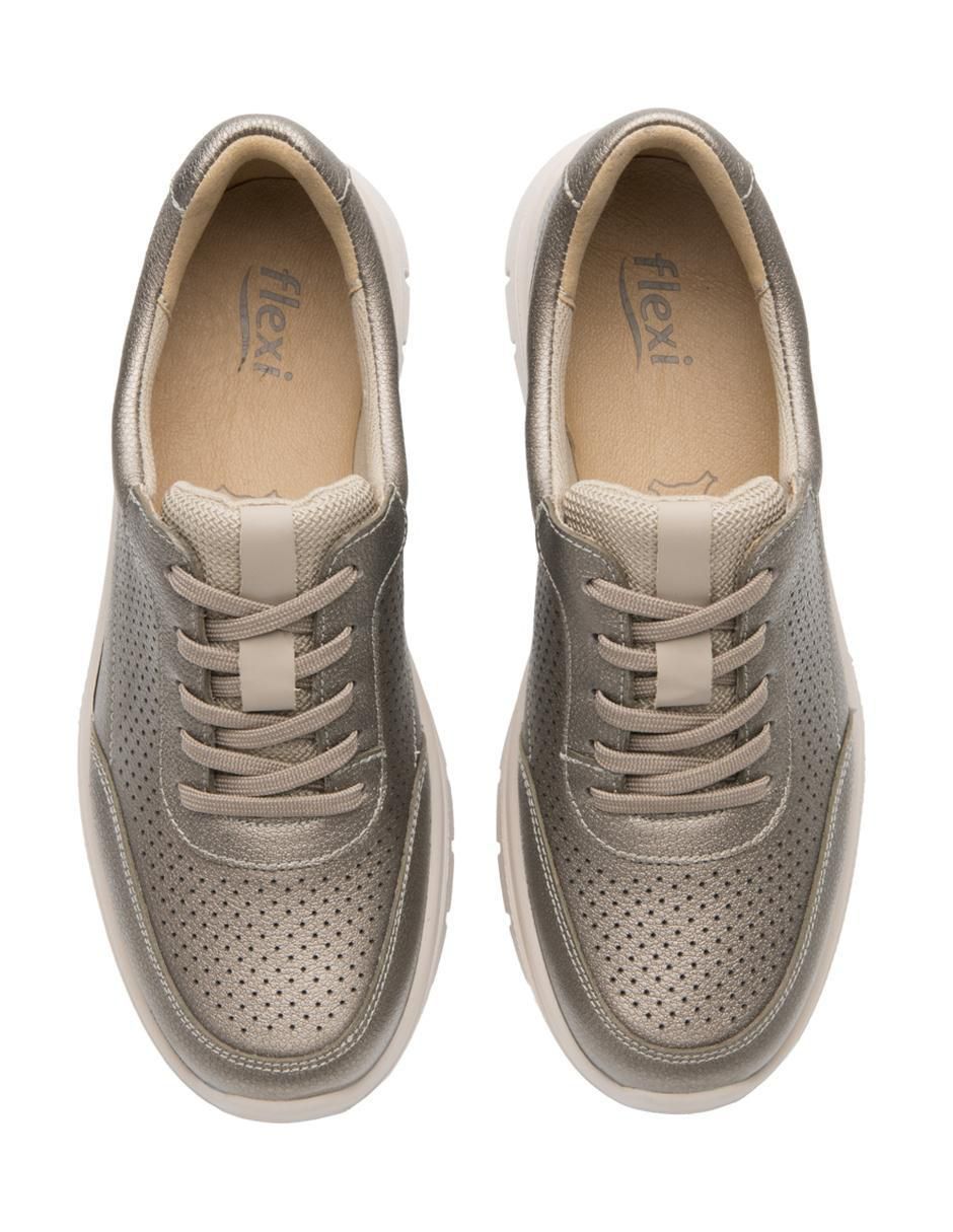 Mocasín de piel para mujer 4