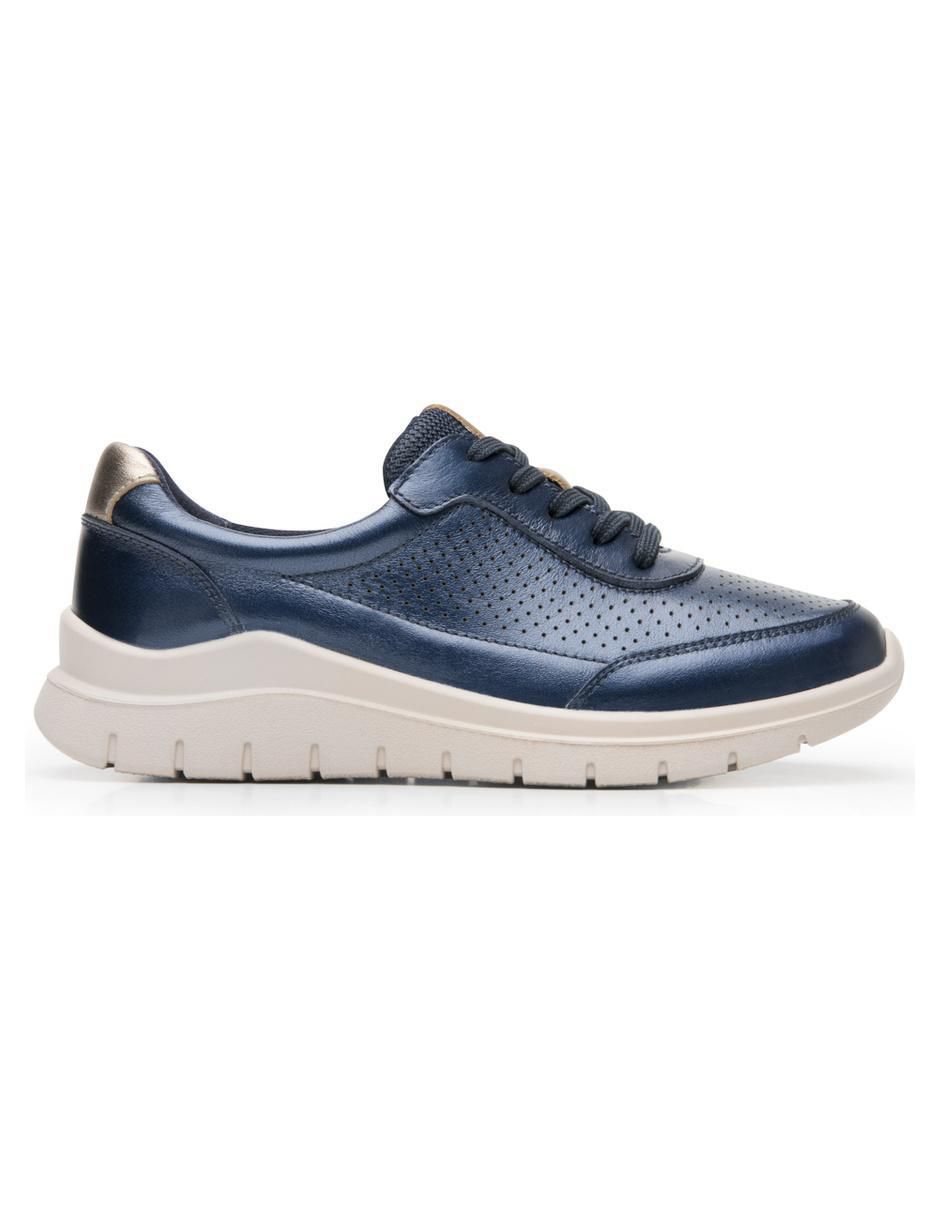 Mocasín de piel para mujer