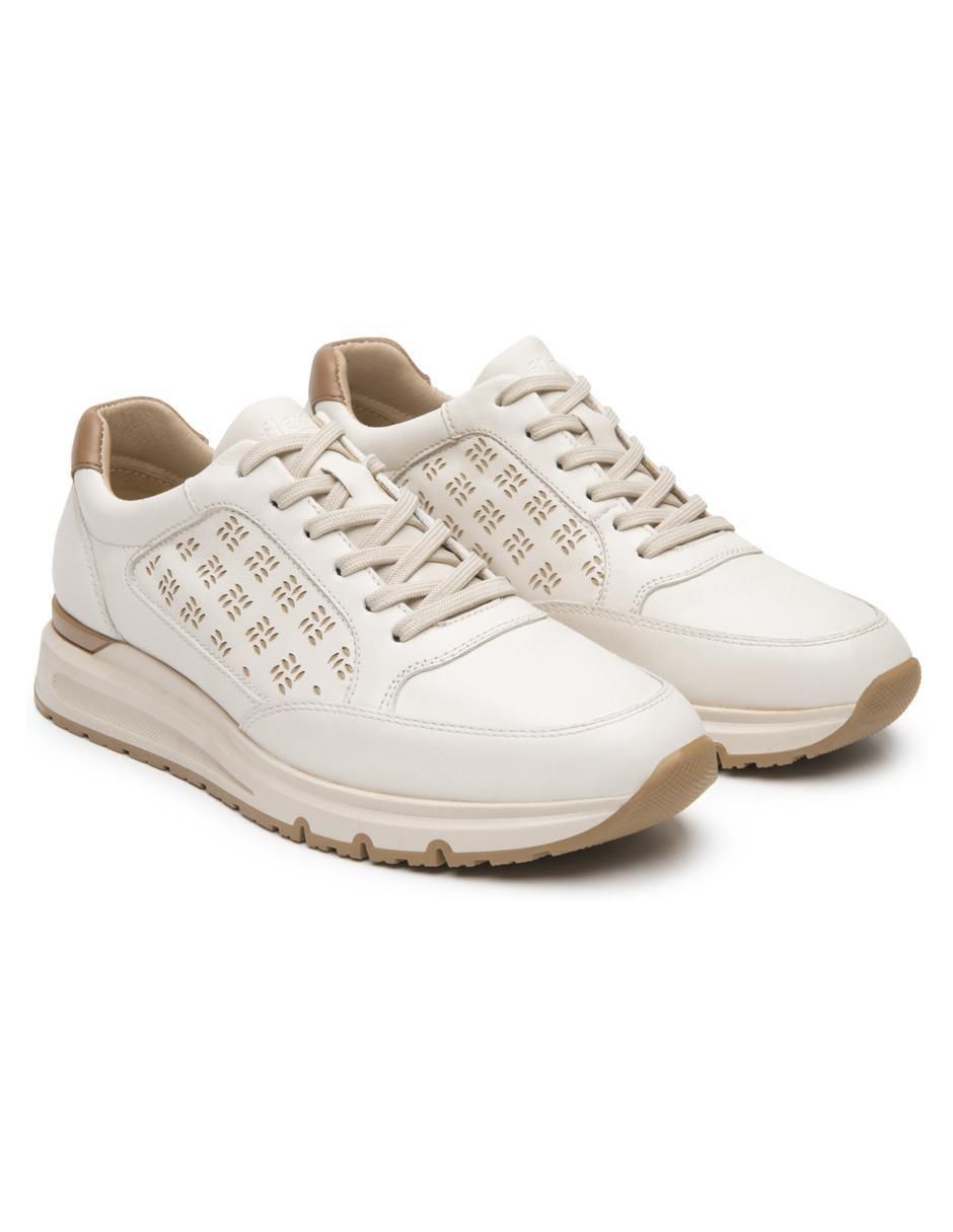 Mocasín Flexi de piel para mujer