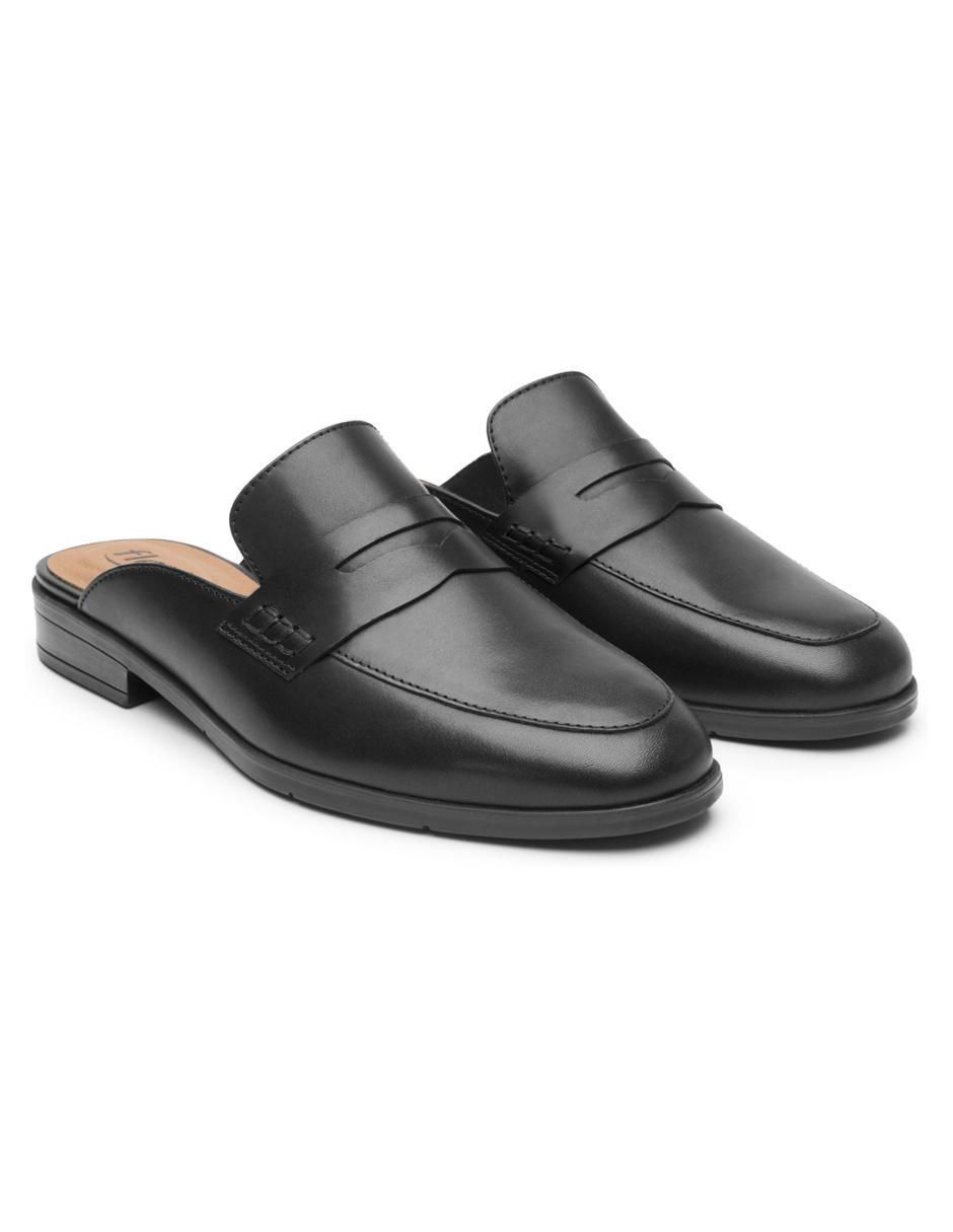 Zueco de piel para mujer 6