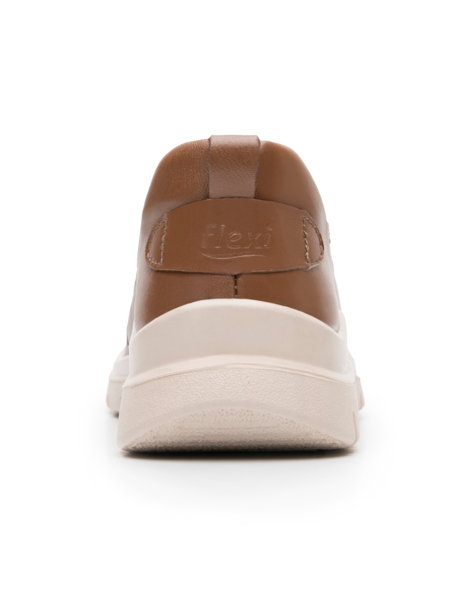Mocasín casual "de" piel "para mujer" 3