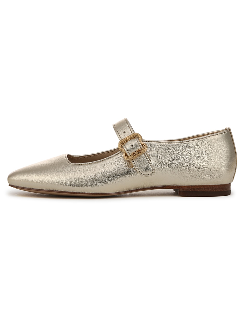 Balerina de piel para mujer