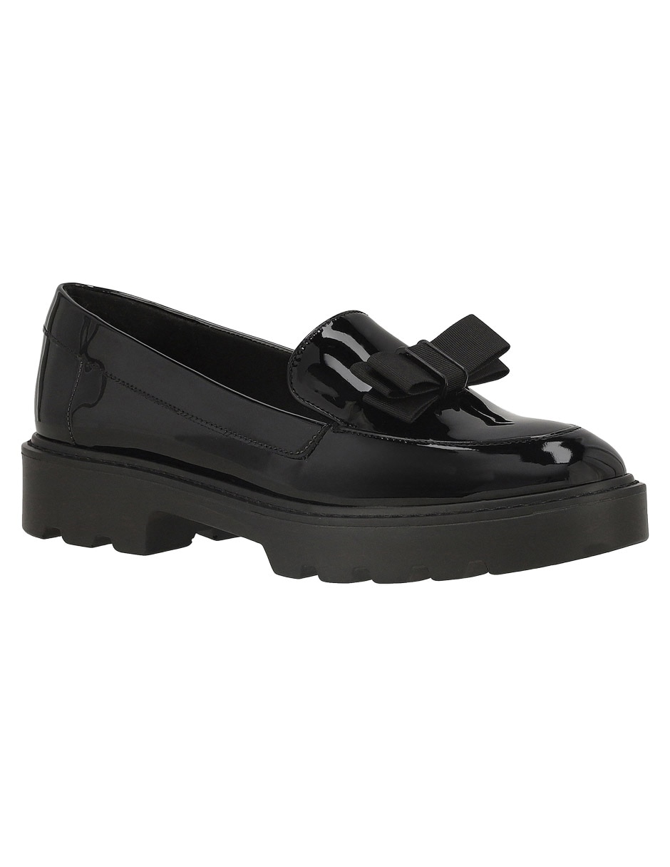 Mocasín sin familia / colección "de" charol "para mujer" 2