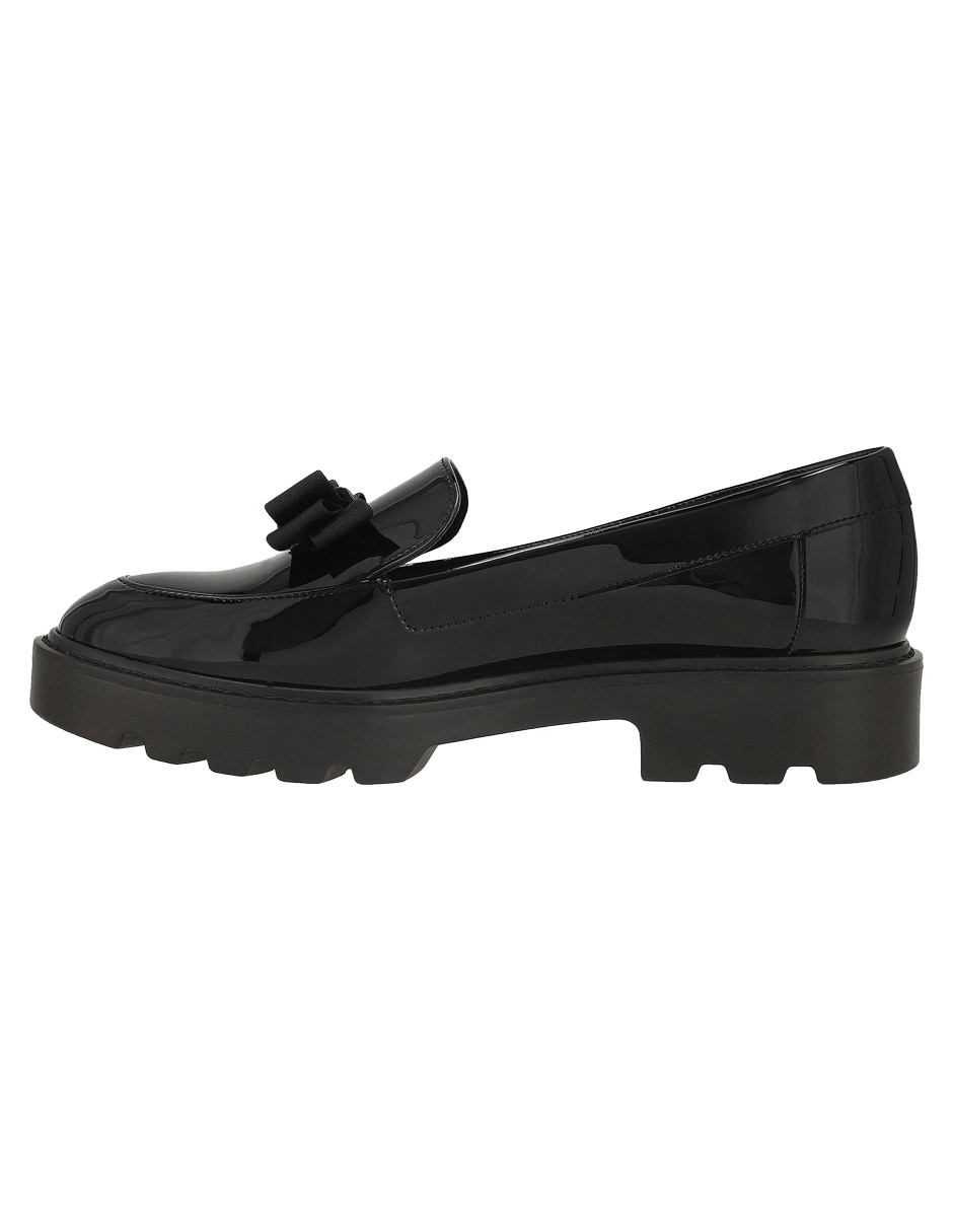Mocasín sin familia / colección "de" charol "para mujer" 5