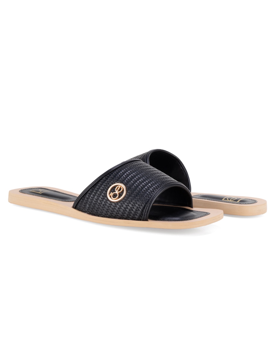 Sandalia plana scatch para mujer 7