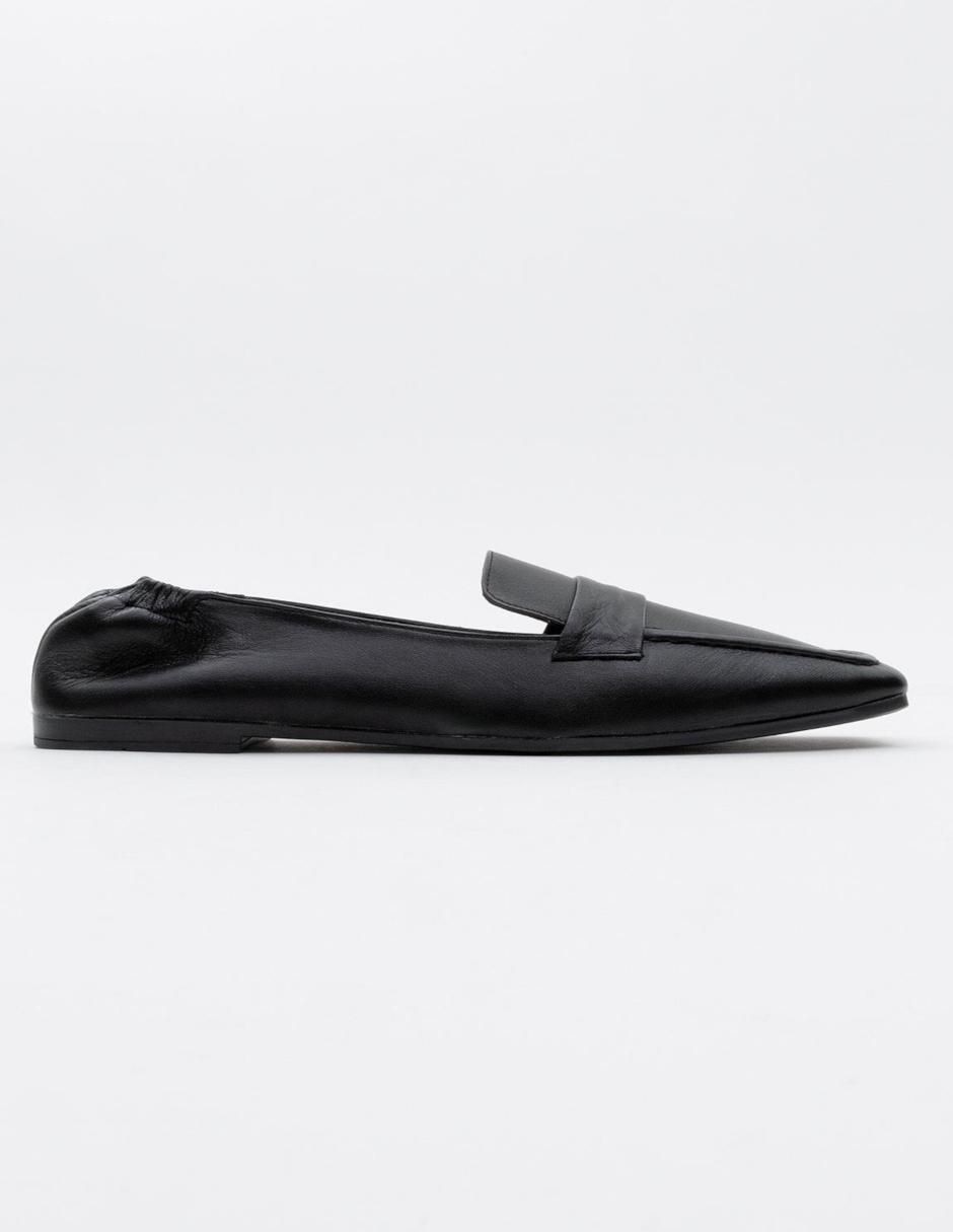 Mocasín de piel para mujer