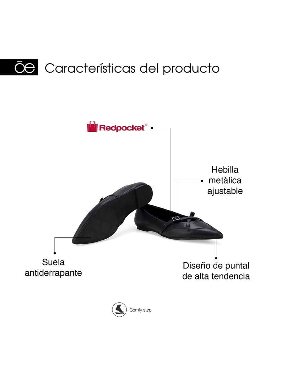 Balerina cloe nuckel para mujer