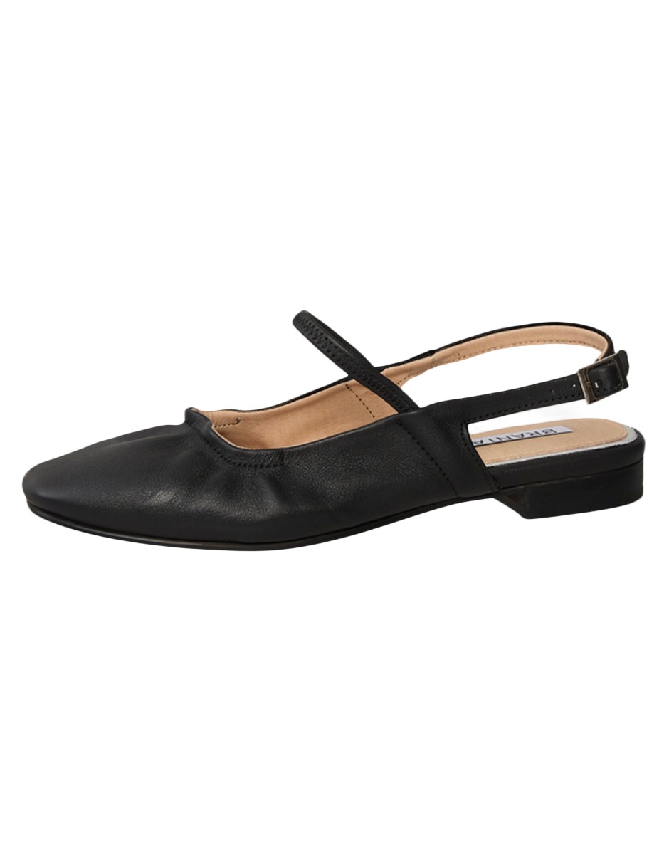 Balerina Mariam de piel para mujer