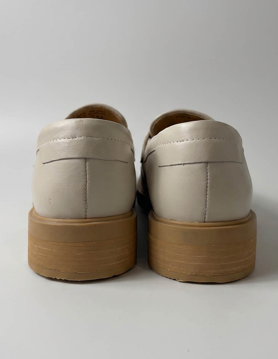 Mocasín brantabetsy de piel para mujer