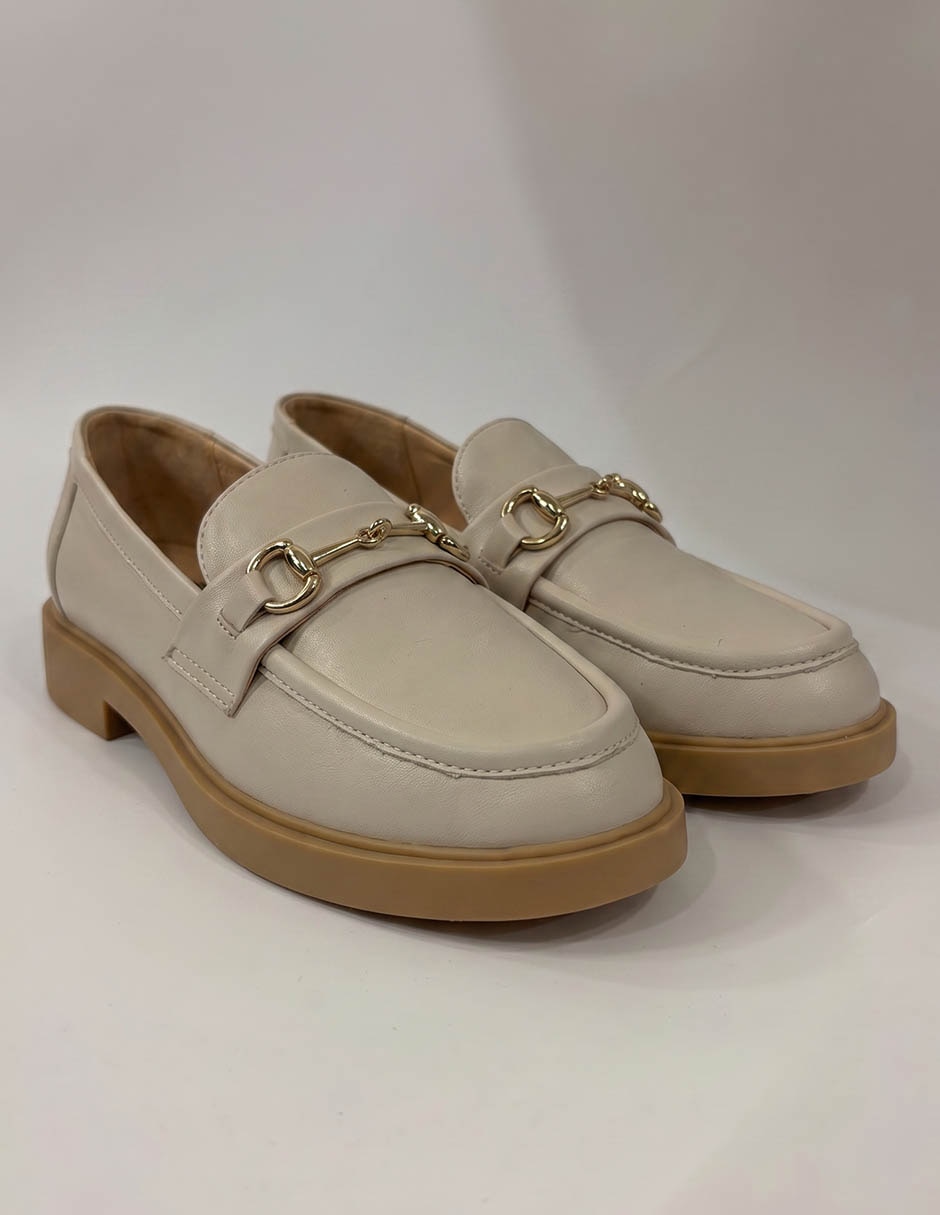 Mocasín brantabetsy de piel para mujer