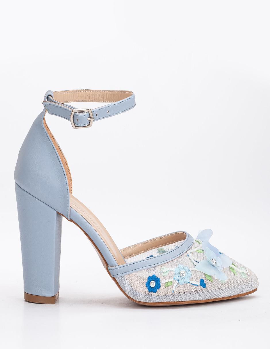 Zapato de tacón ivy de piel vegana para mujer