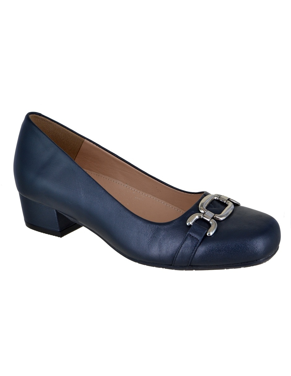 Zapatilla piel