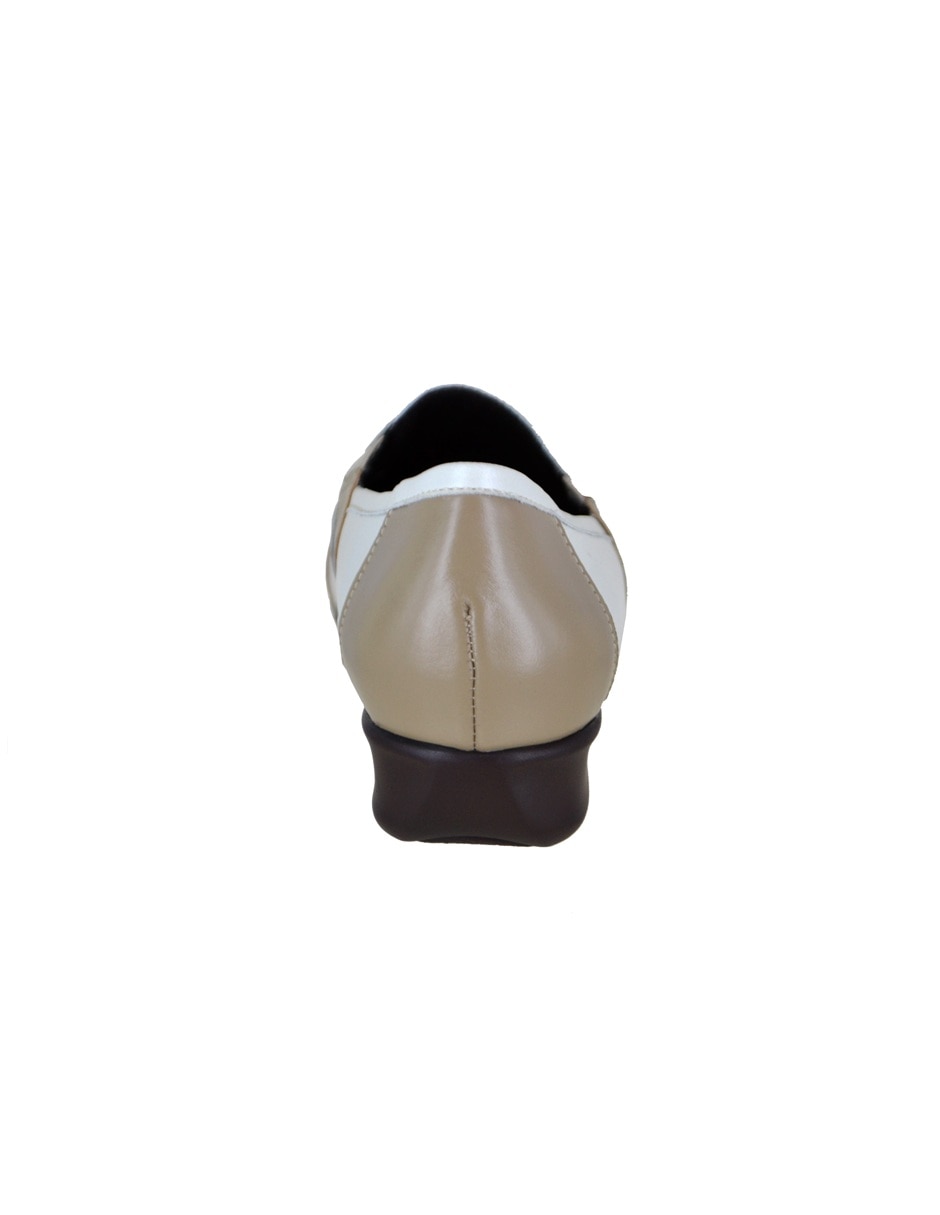 Mocasín joyce de piel para mujer