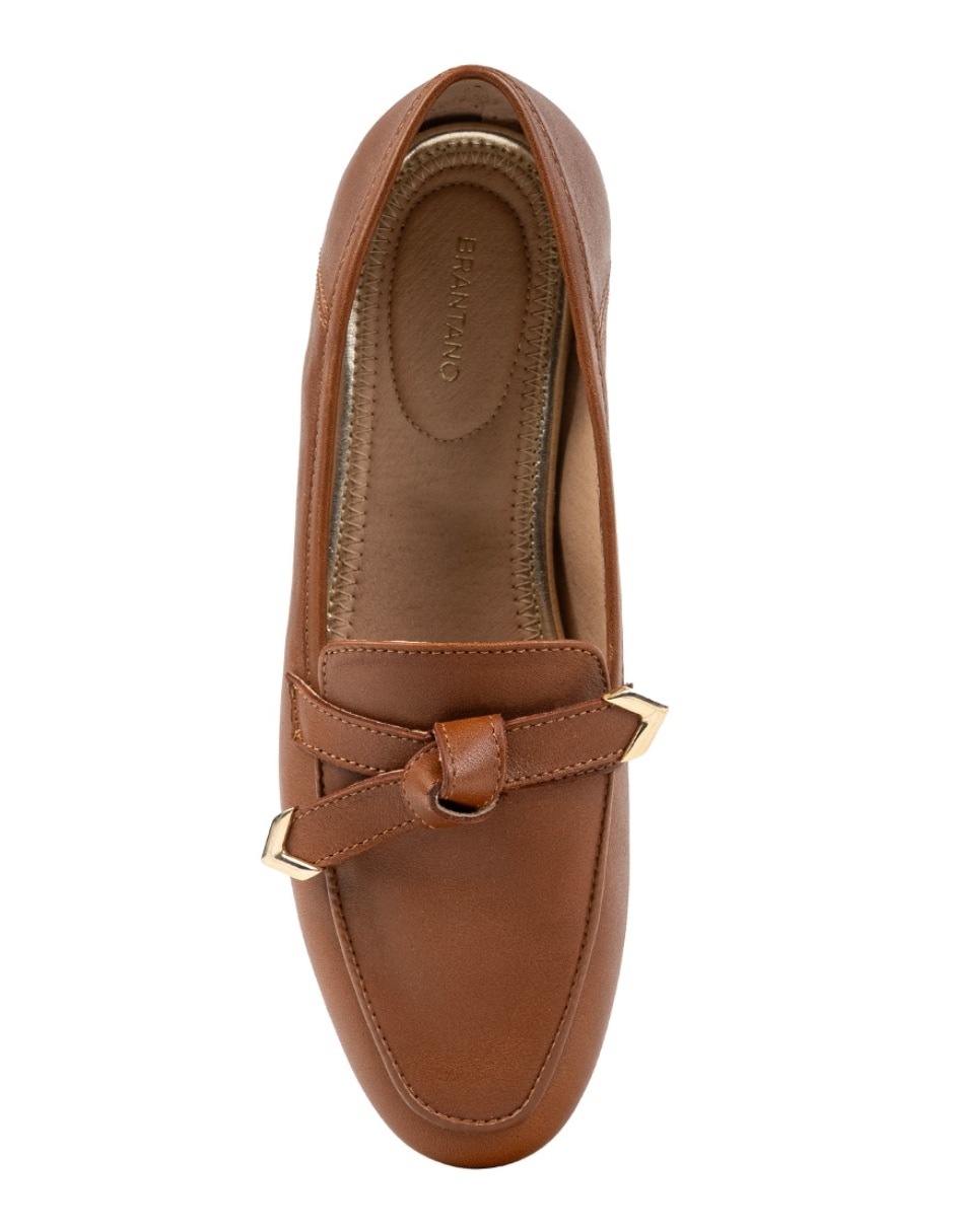 Mocasín Ruth de piel para mujer 3