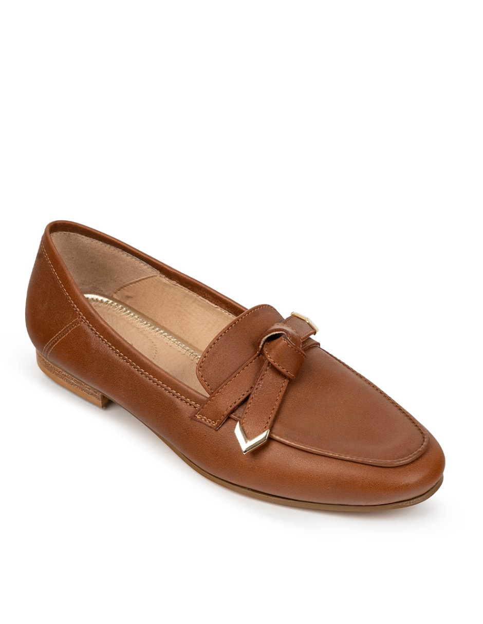 Mocasín Ruth de piel para mujer 5