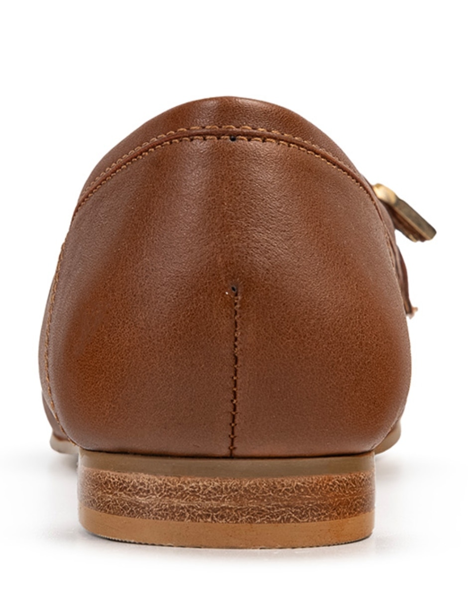 Mocasín Ruth de piel para mujer 6