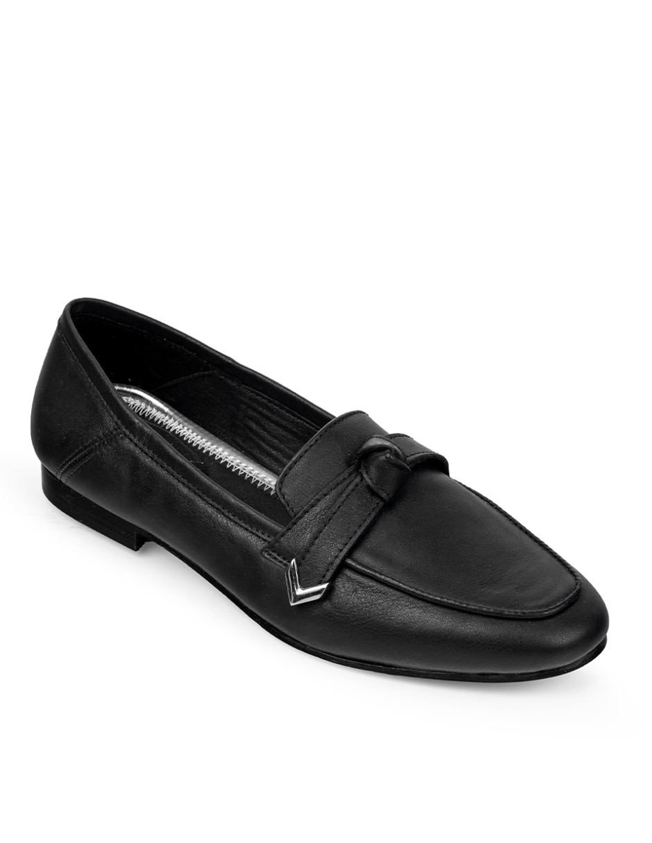 Mocasín Ruth de piel para mujer