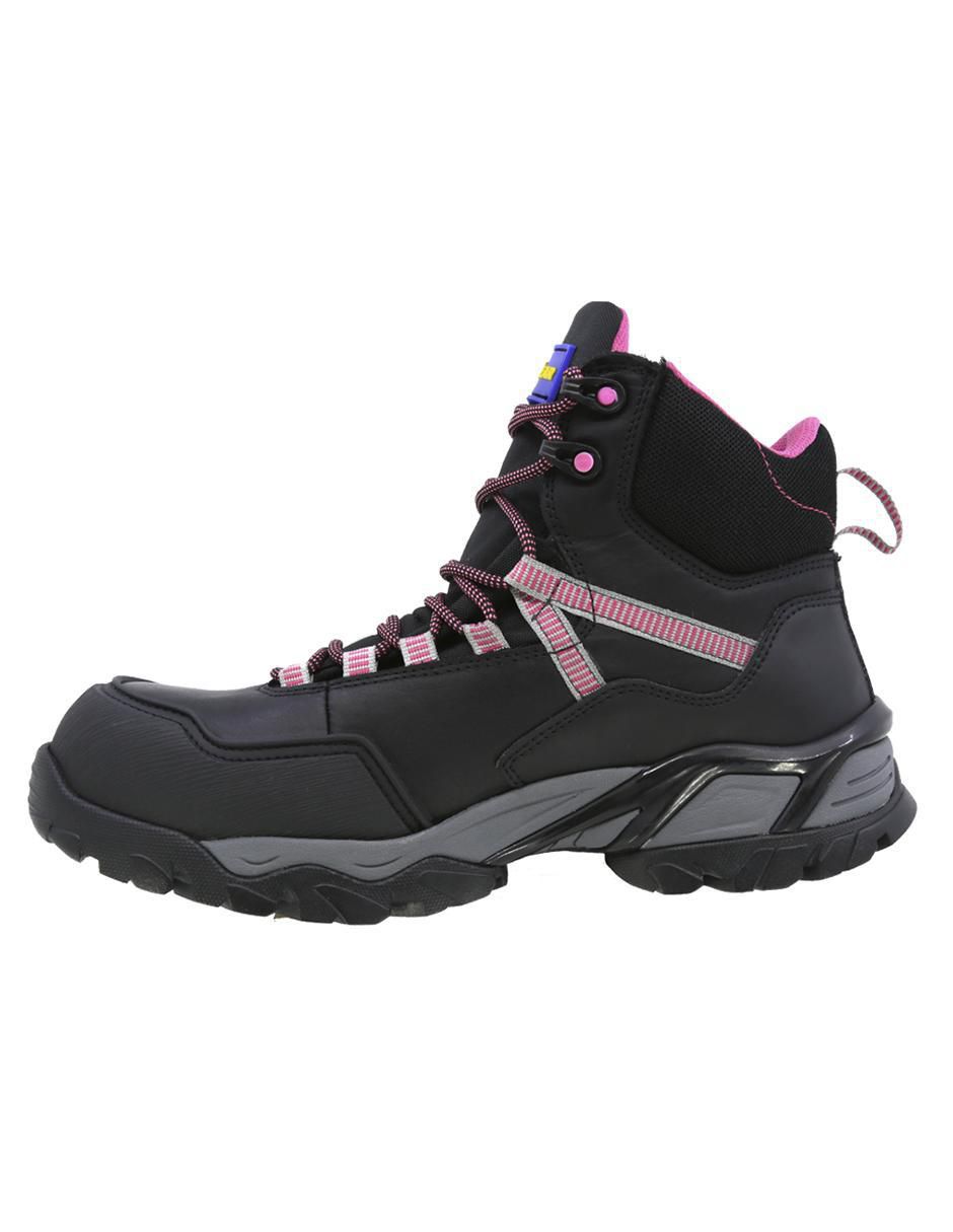 Bota arriba del tobillo Goodyear GY Safetrek de piel para mujer