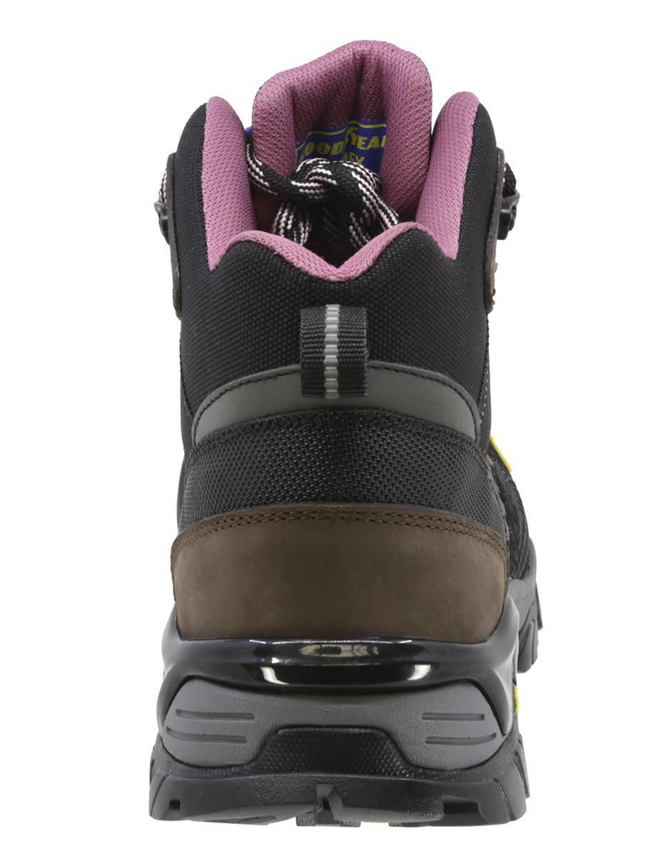 Bota arriba del tobillo Goodyear GY Safetrek 103 de piel para mujer