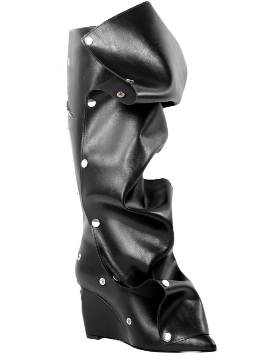 Bota abajo de la rodilla para mujer 4