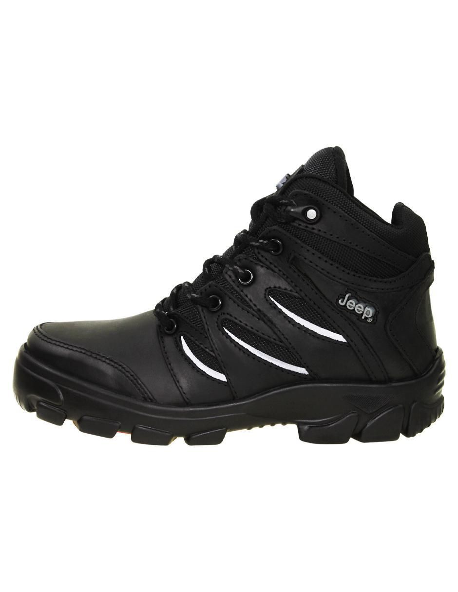 Bota al tobillo jeep de piel para mujer
