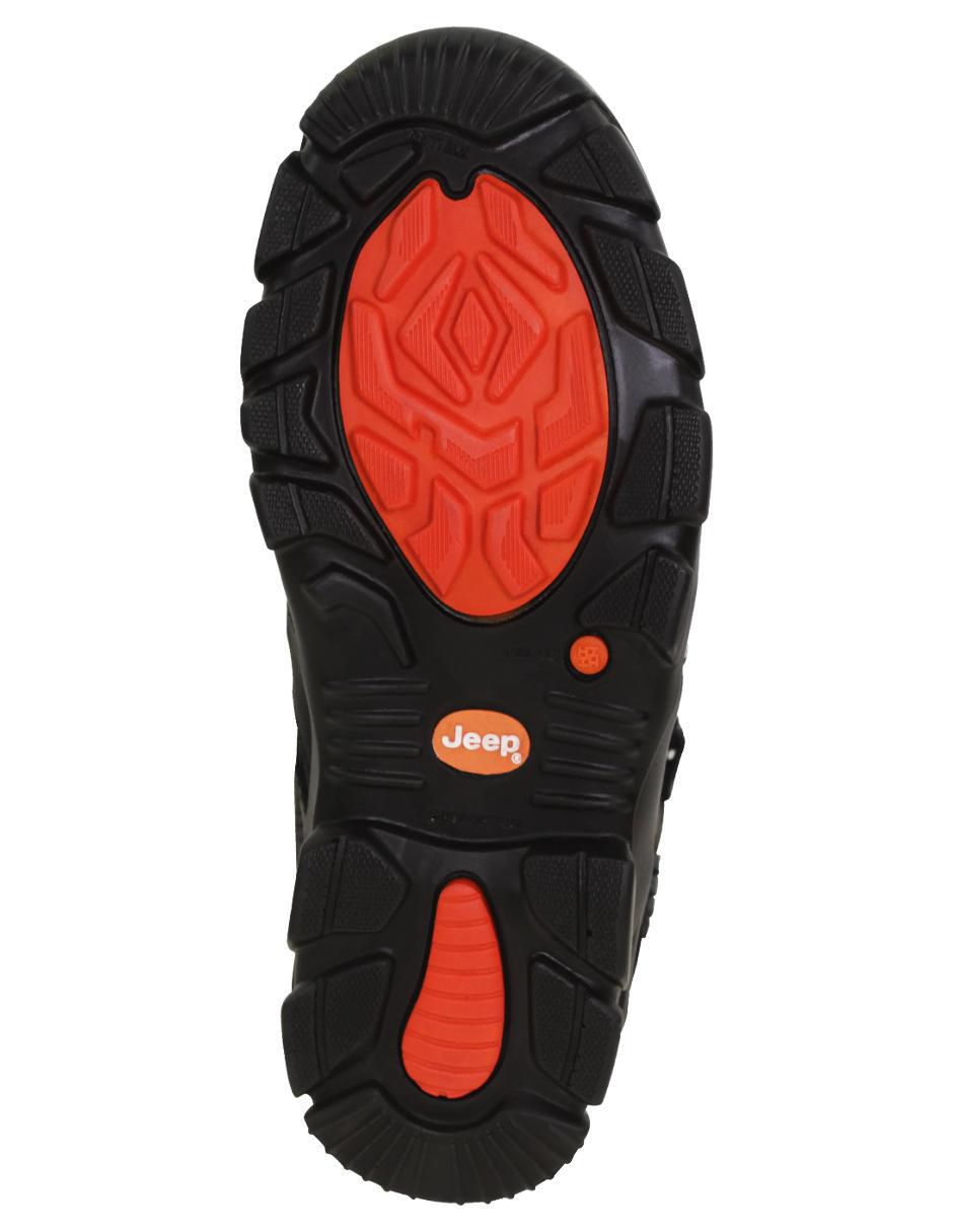 Bota al tobillo jeep de piel para mujer