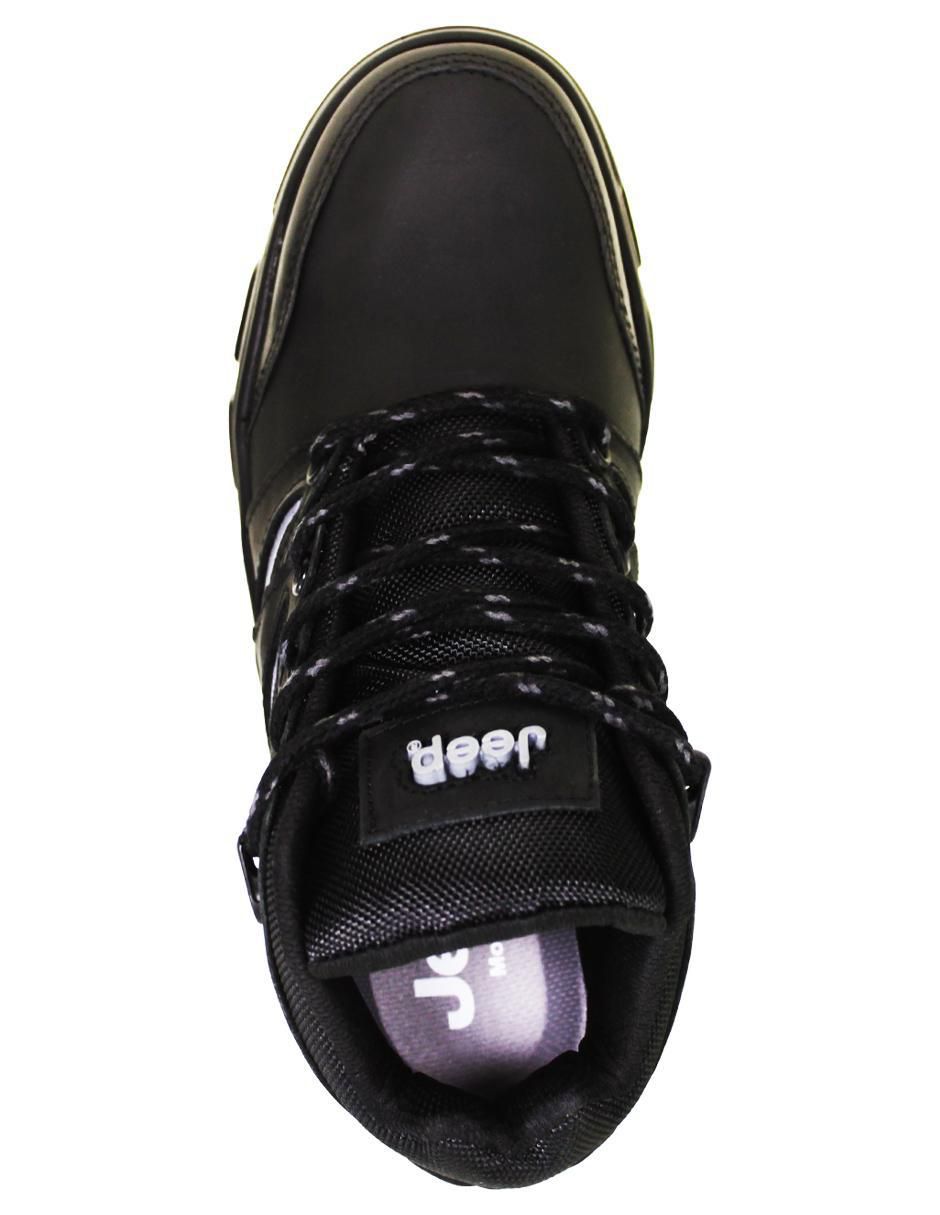 Bota al tobillo jeep de piel para mujer