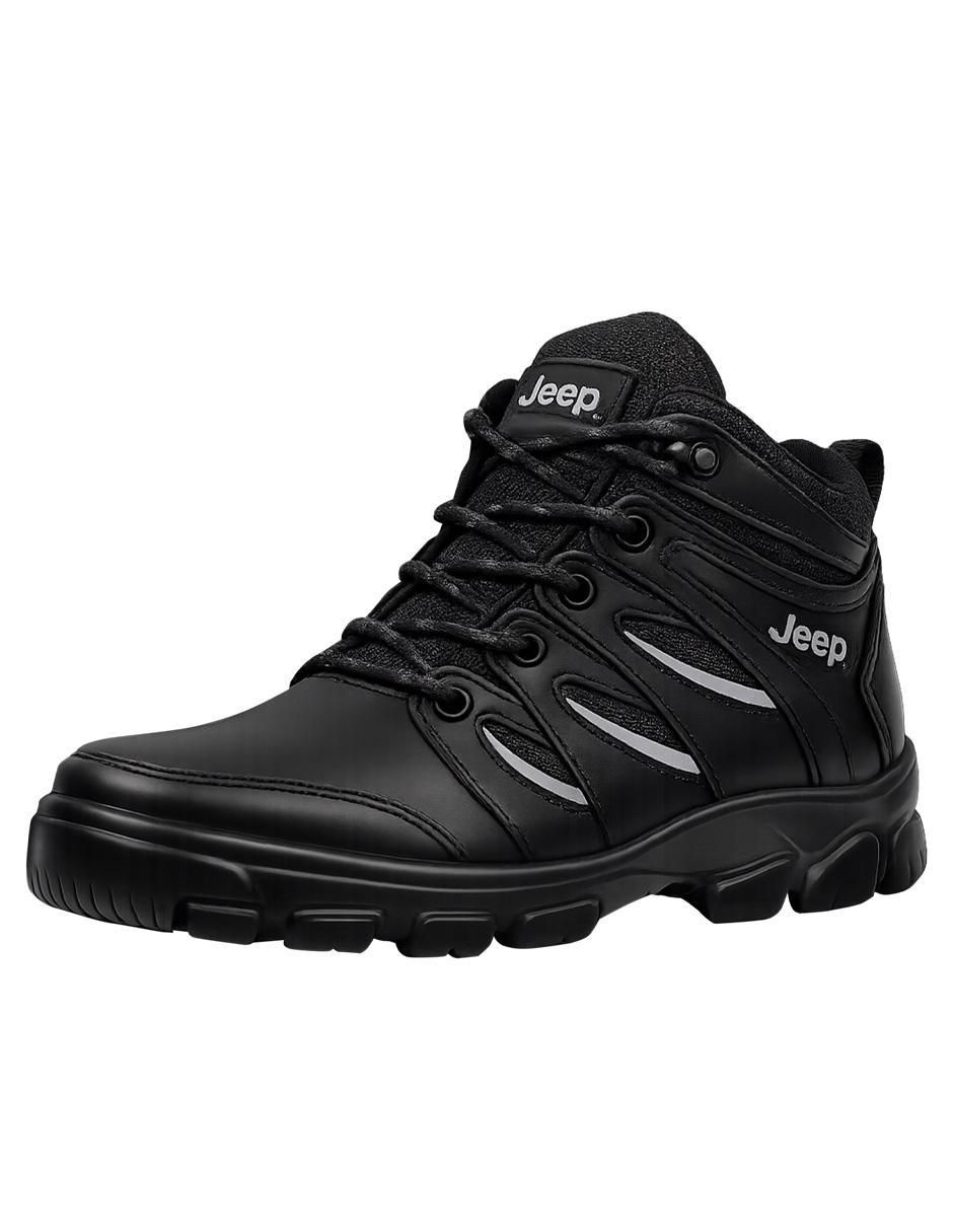 Bota al tobillo jeep de piel para mujer