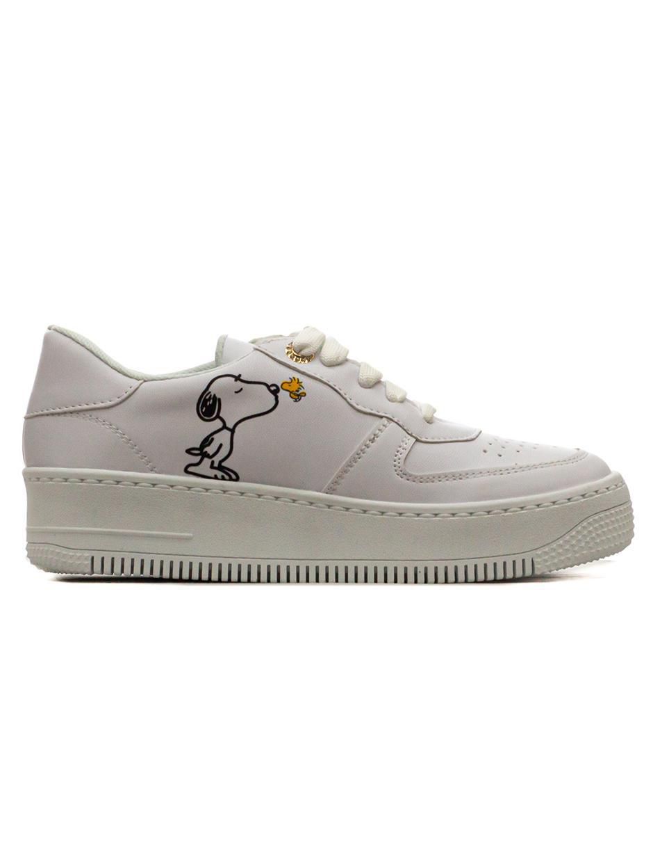 Tenis Zméxico Snoopy para mujer