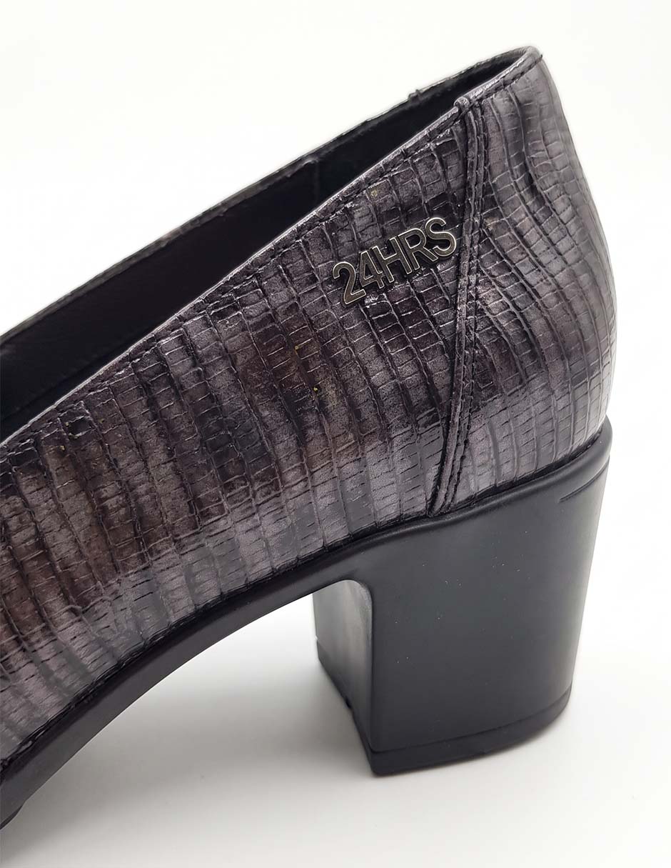 Zapatilla de tacón 24 horas 26937 5