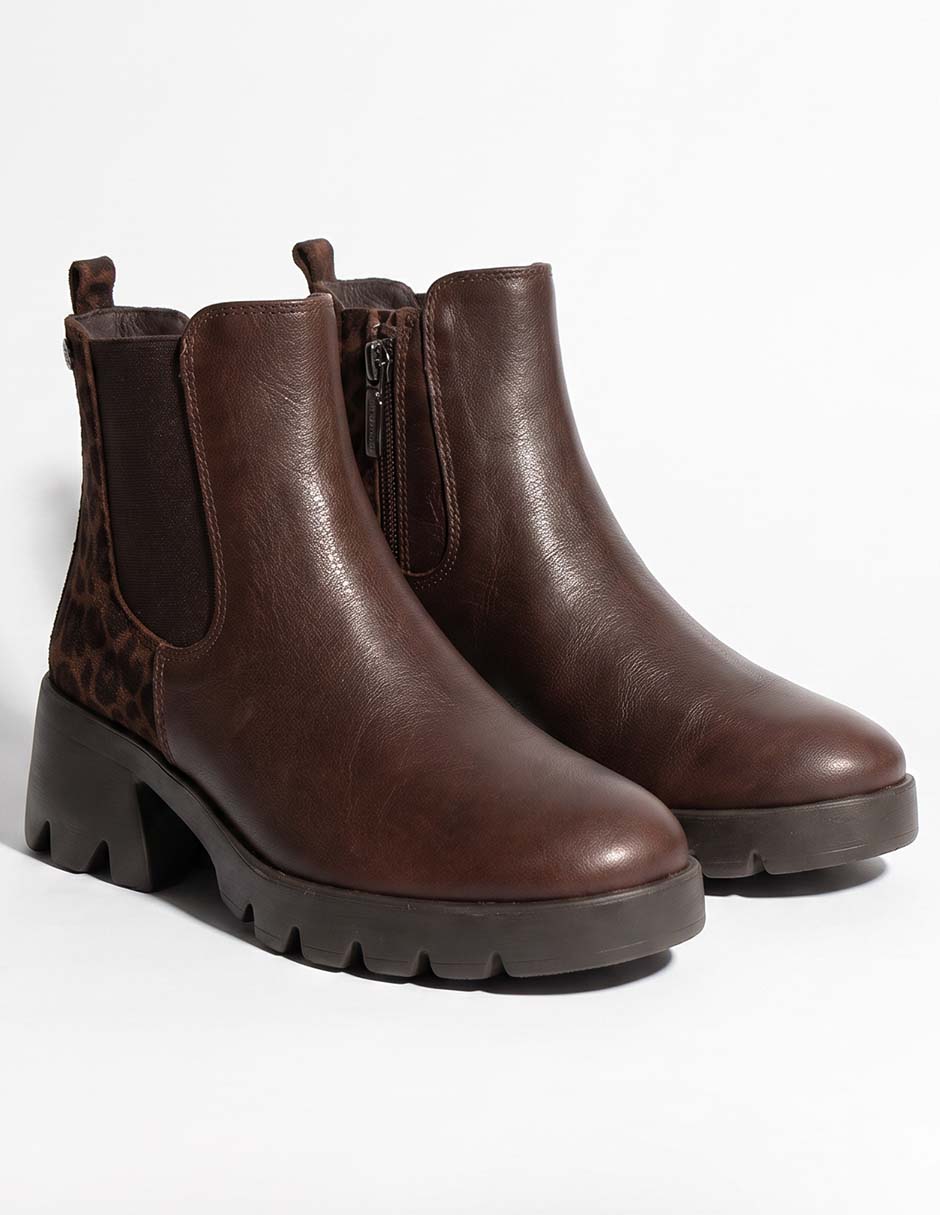 Botin 24 horas de piel para mujer