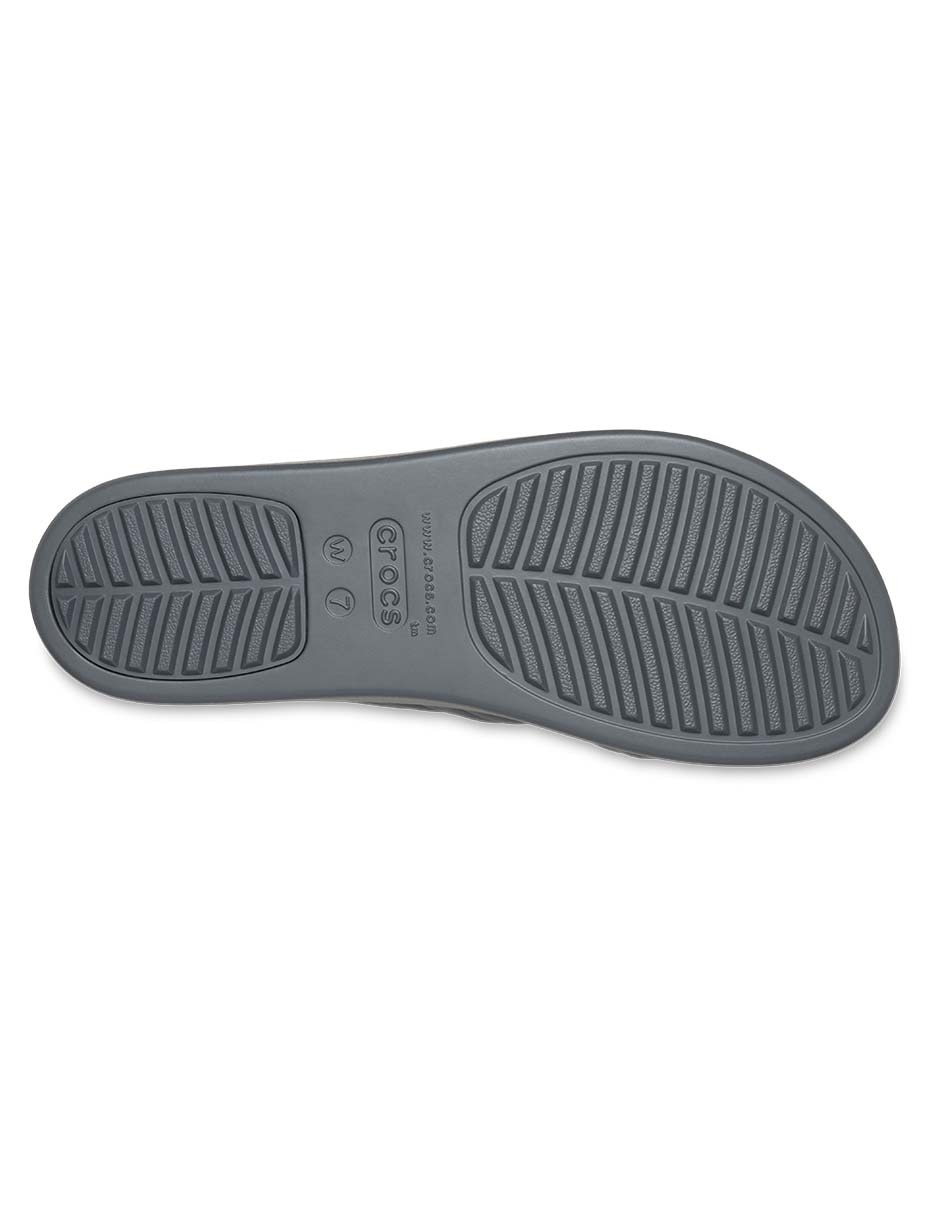 Sandalias crocs brooklyn knot low wedge para mujer
