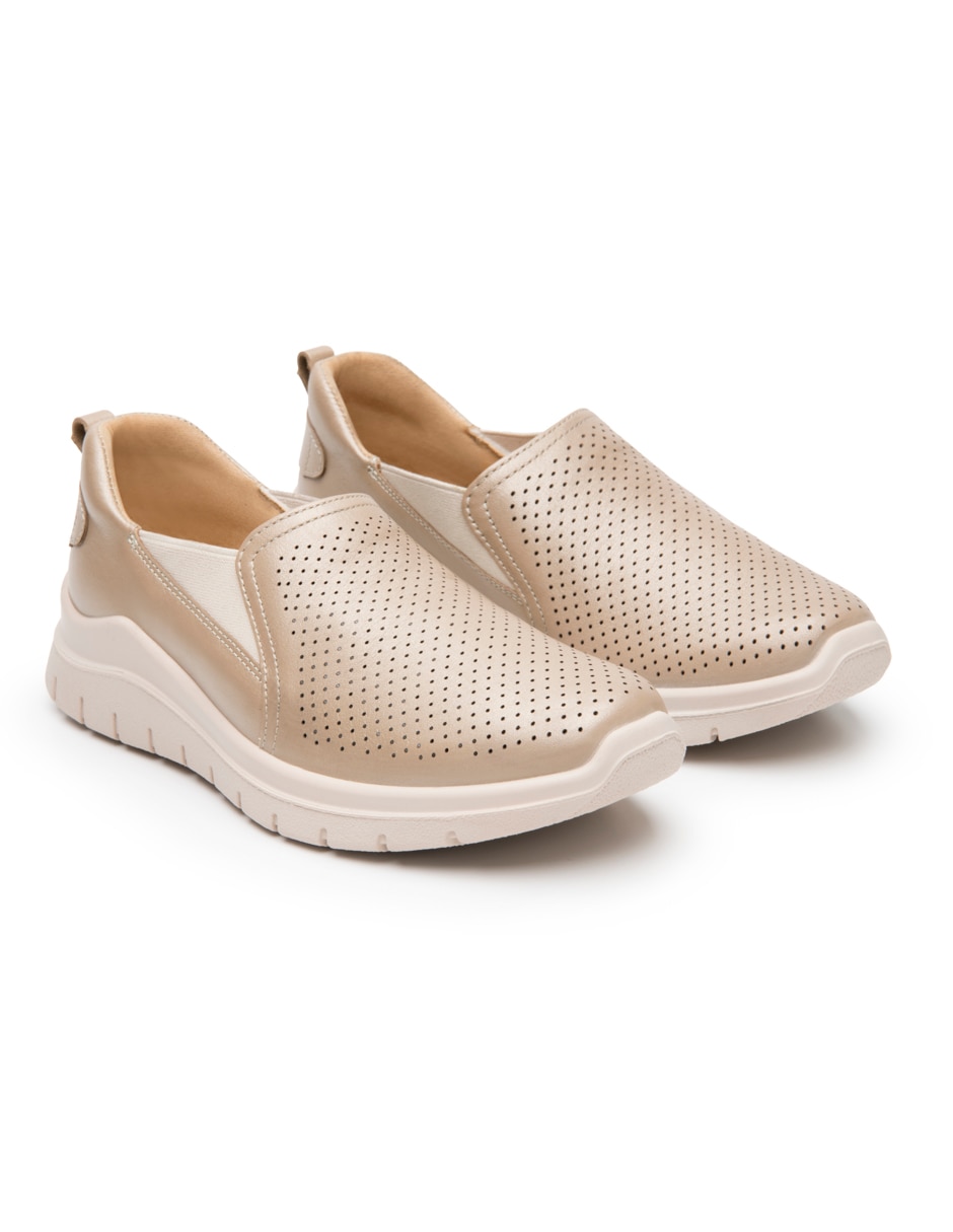 Zapato casual de piel para mujer 4