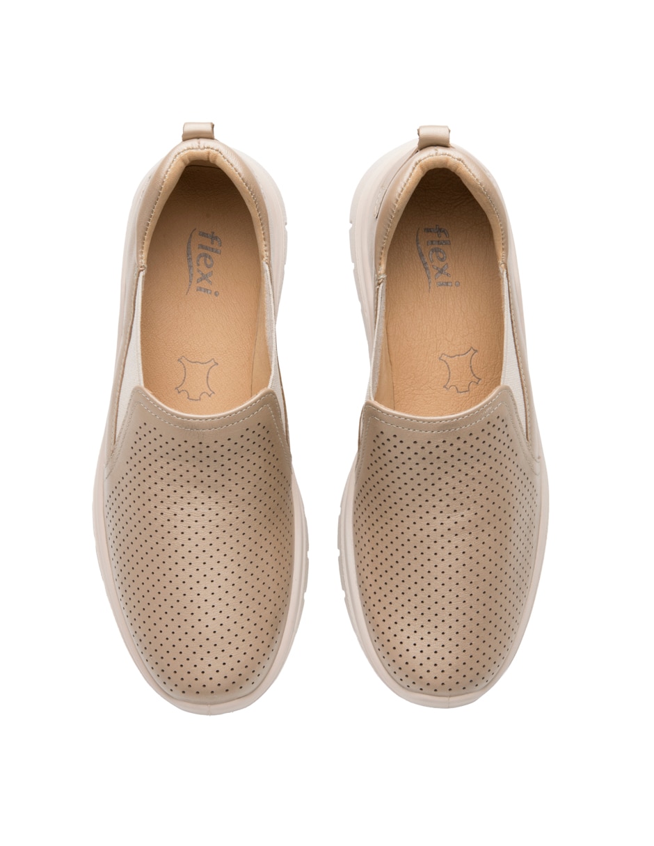 Zapato casual de piel para mujer 8