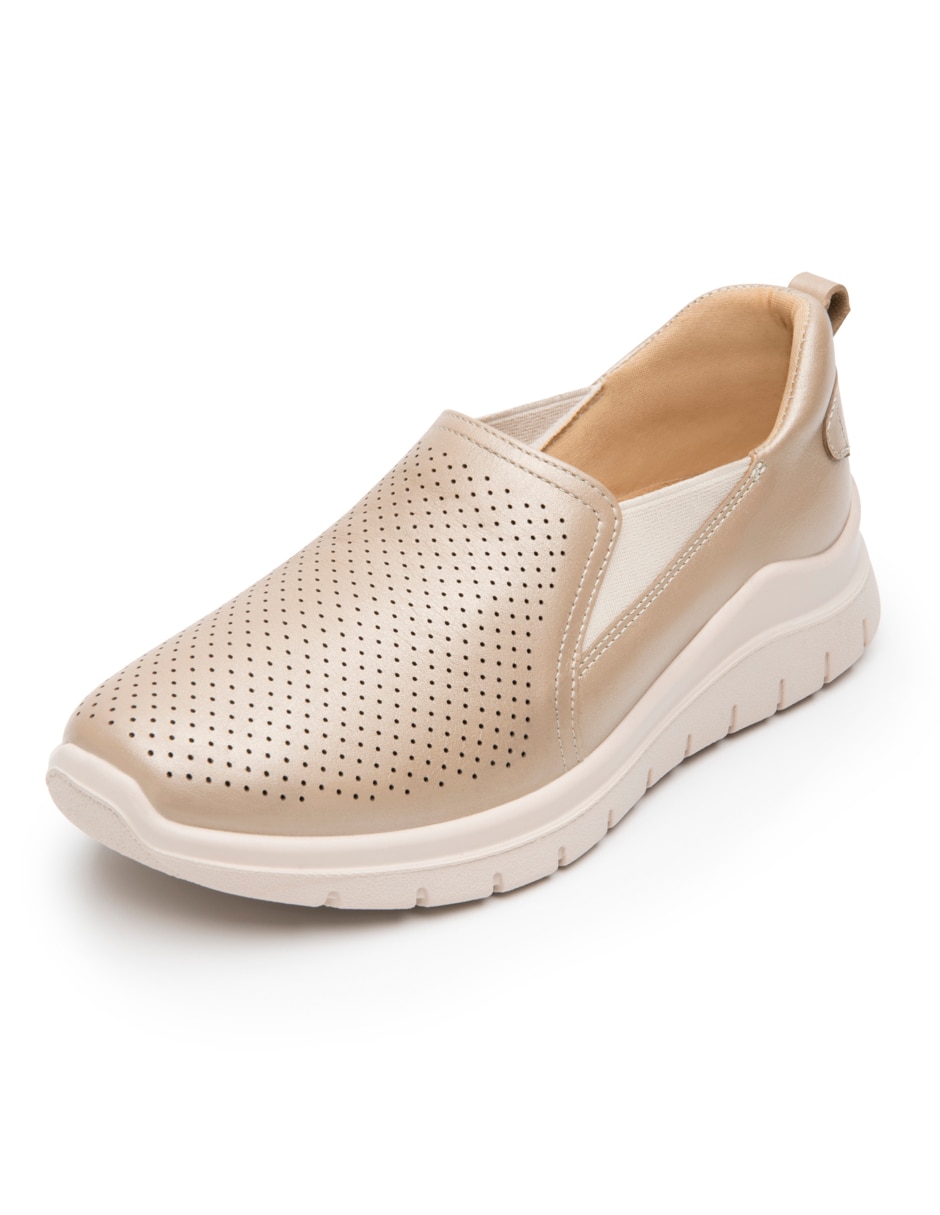 Zapato casual de piel para mujer 9
