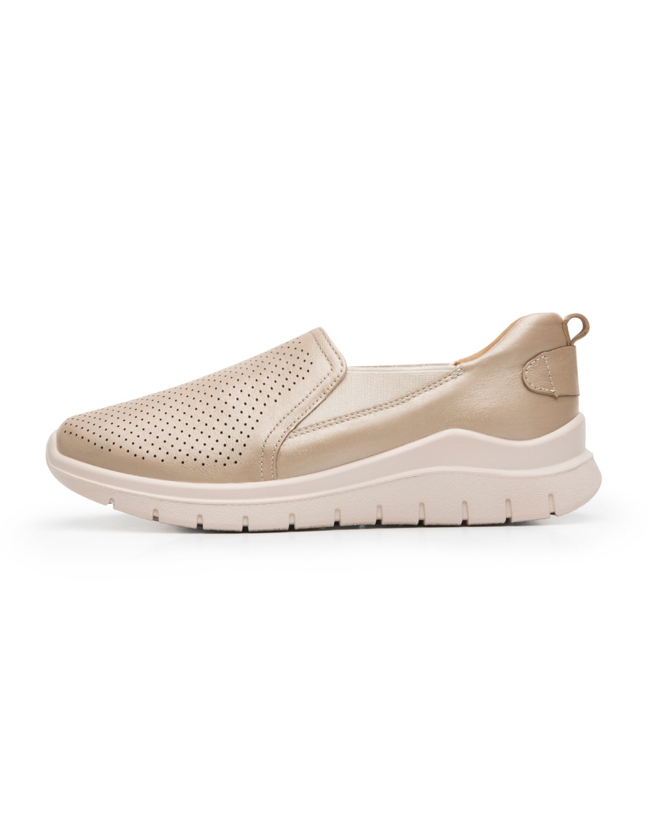 Zapato casual de piel para mujer