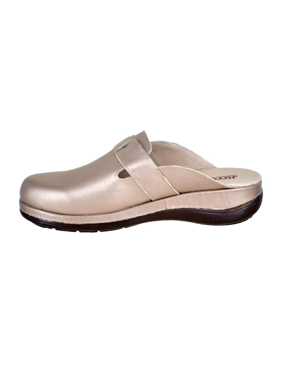 Zueco de piel para mujer 5