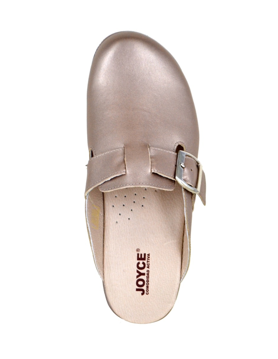 Zueco de piel para mujer 6