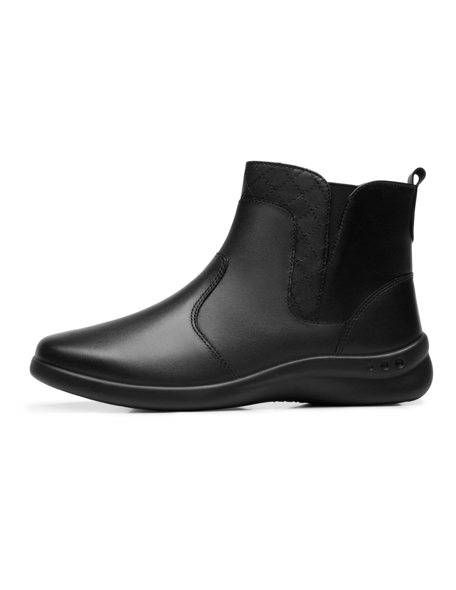 Bot’n Arriba Del Tobillo Casual De Piel Para Mujer Bot’n Arriba Del Tobillo Casual De Piel Para Mujer