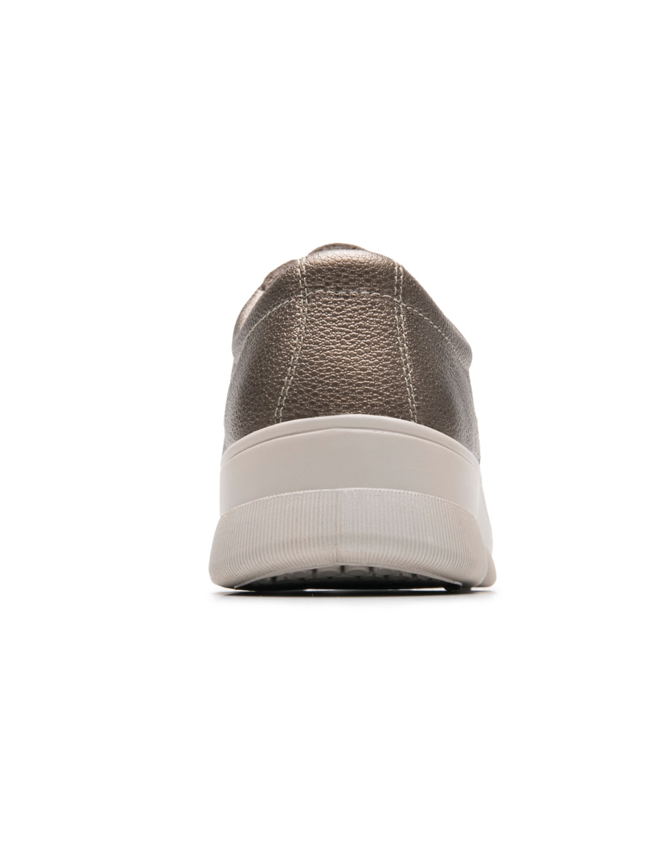 Zapato flexi casual de piel para mujer