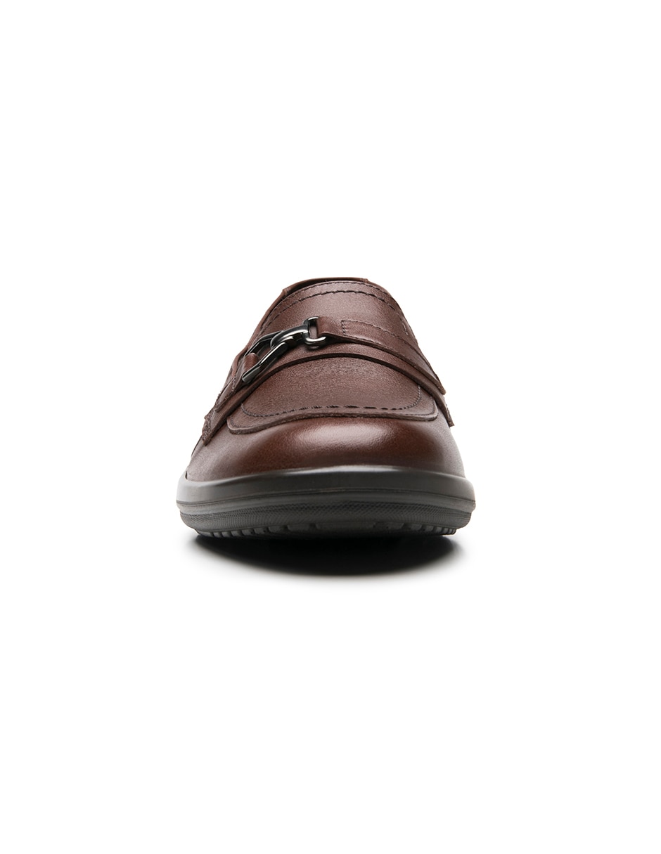 Zapato flexi casual de piel para mujer