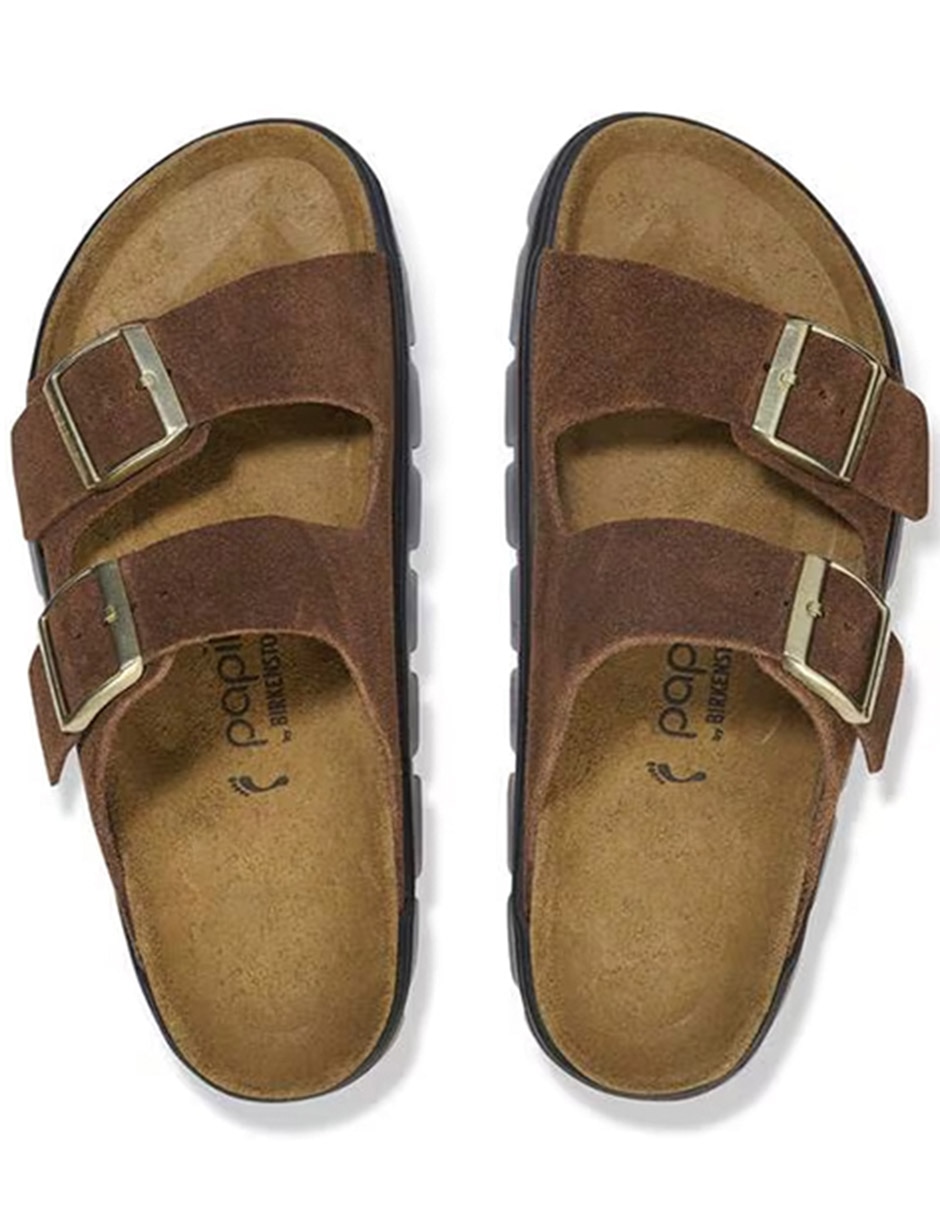Sandalia Arizona Chunky Leve Dark Tea/Black Para Mujer 2