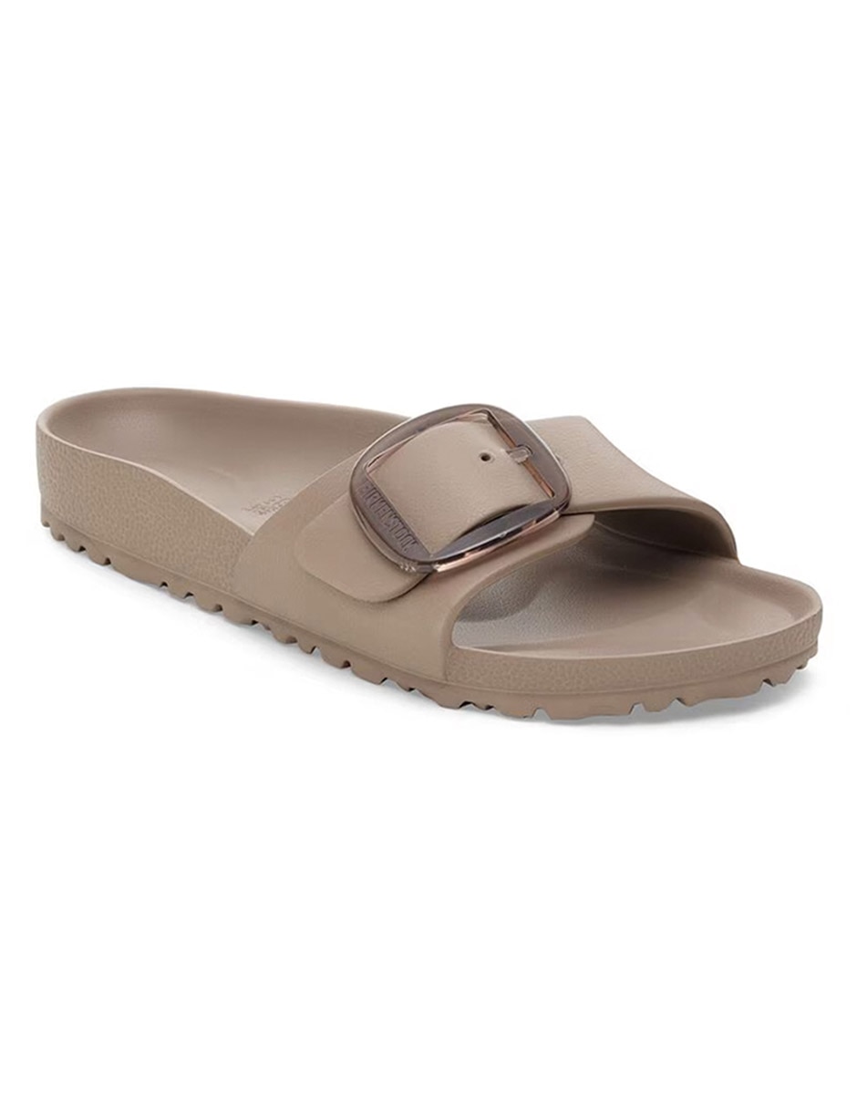 Sandalia Birkenstock Madrid Big Buckle Eva Gray Taupe Para Mujer