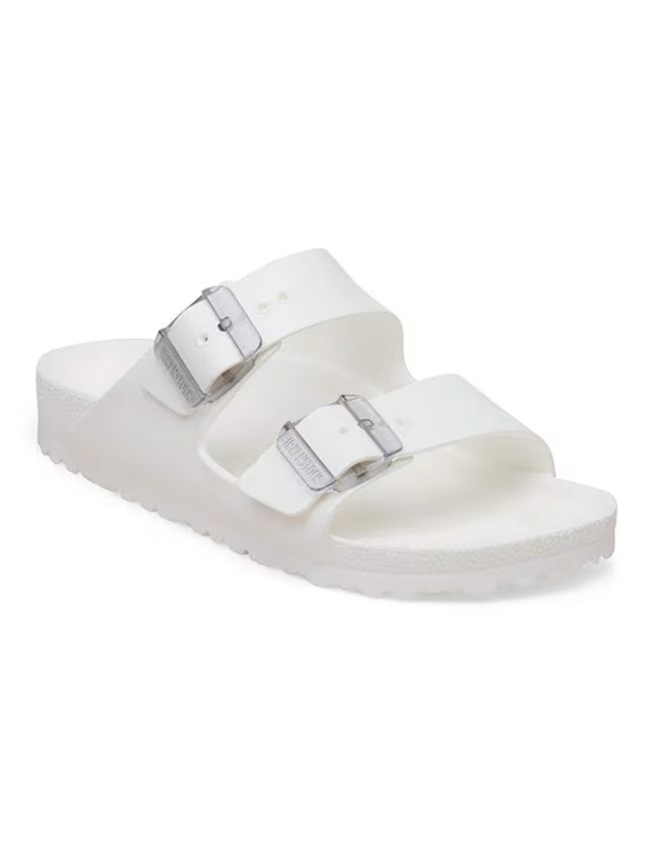 Sandalia Arizona Stealth Buckle Eva White Para Mujer