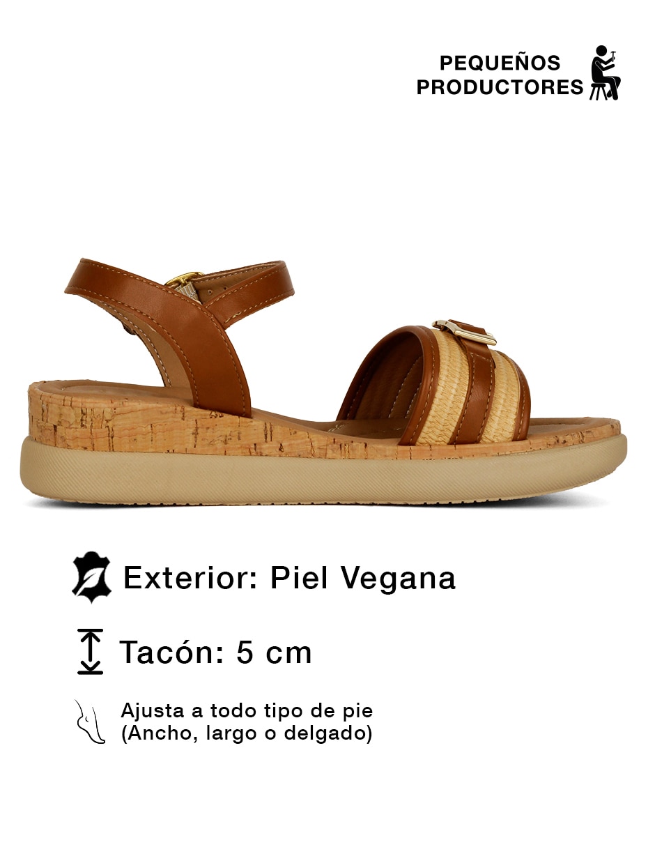 Sandalia Pequeños Productores para mujer