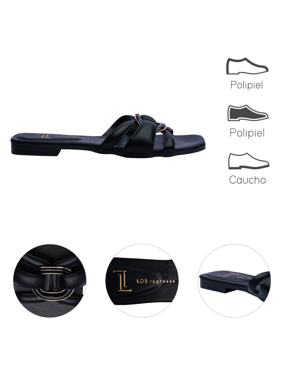 Sandalia plana lob 81206025