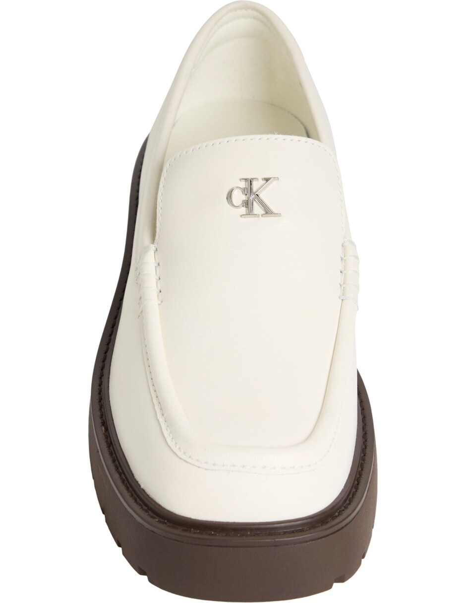 Zapato bruna de cuero para mujer 6