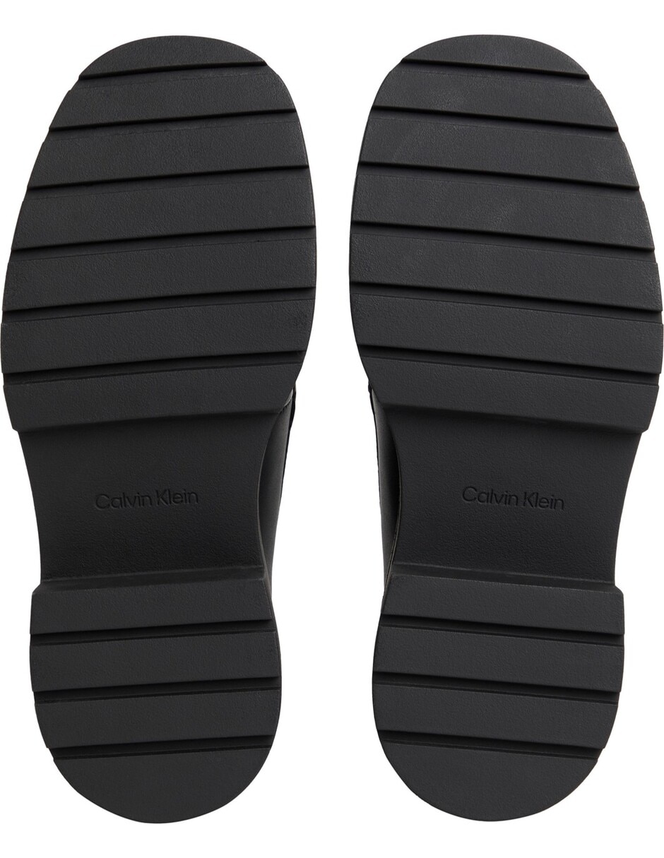 Zapato bruna de cuero para mujer 5