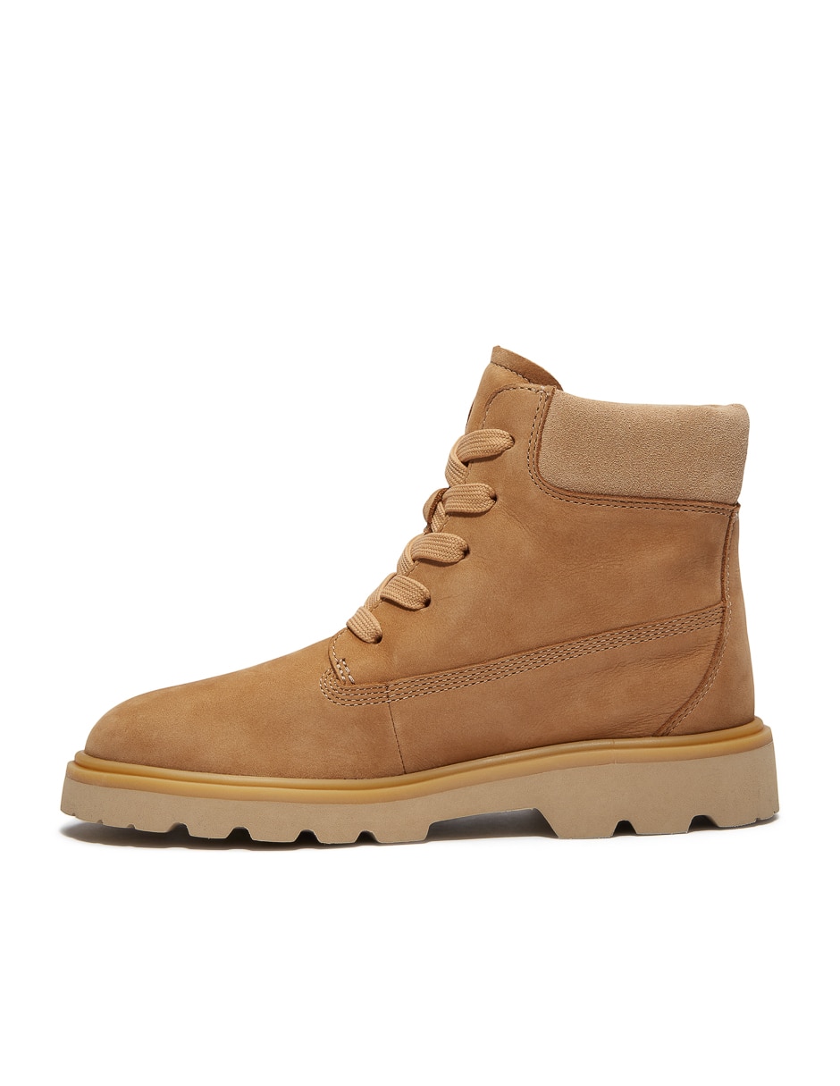 Bota arriba del tobillo de piel para mujer 6