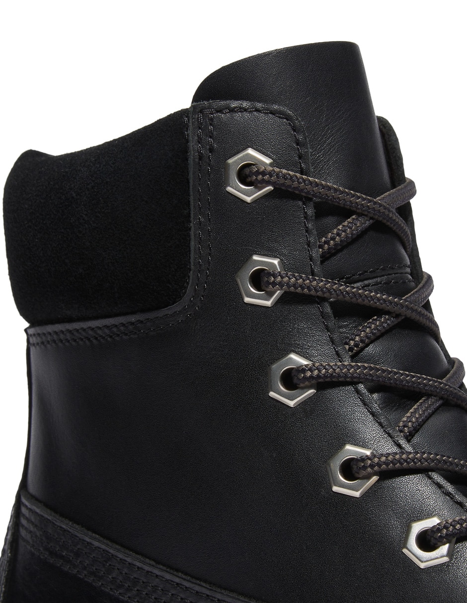 Bota arriba del tobillo de piel para mujer 4